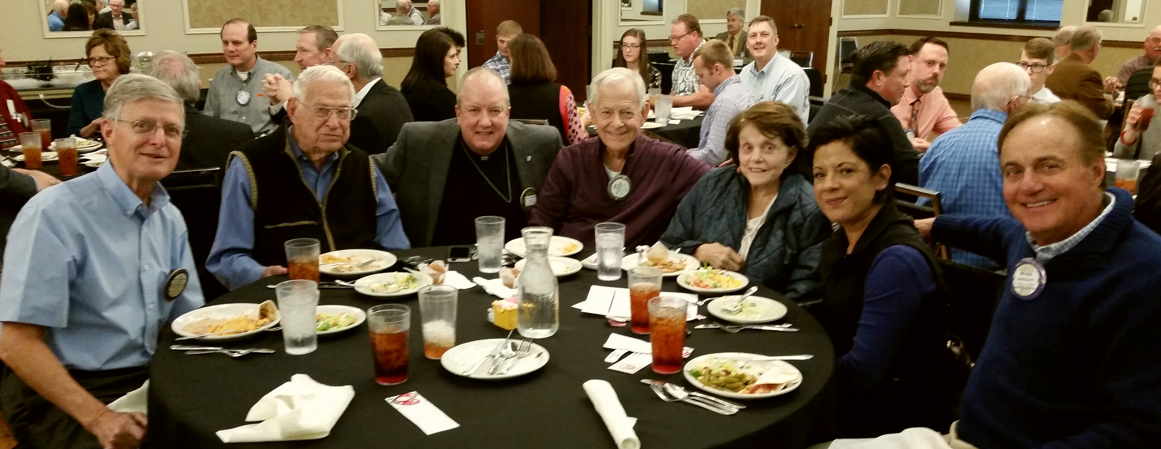 Team of Rotarians who helped hand out Day of Kindness coupons